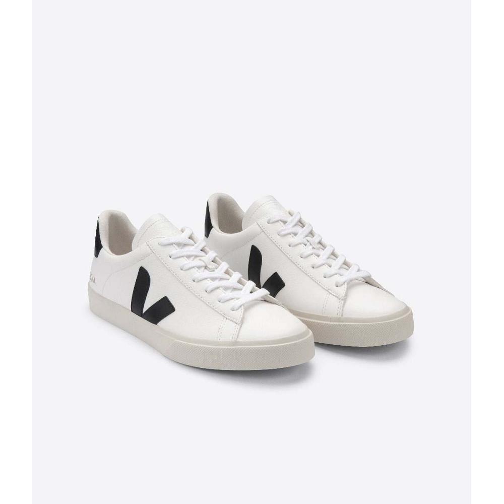 Veja CAMPO CHROMEFREE Low Tops Sneakers Női White/Black | HU 592LIS